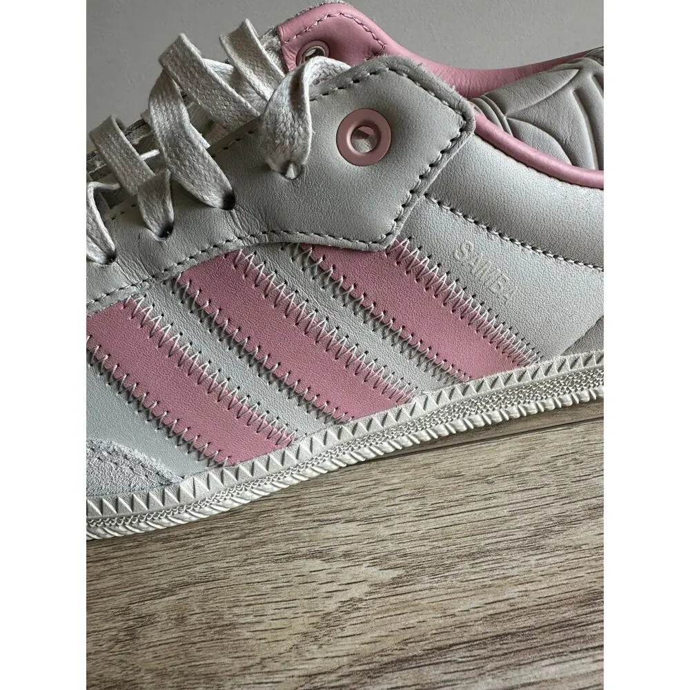 Adidas x Pharrell Humanrace Samba Aluminum Wonder Mauve Men's Sneakers US 10